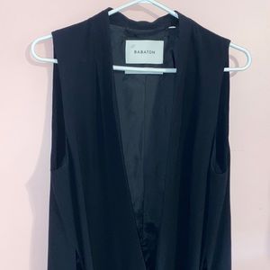 long black babaton cardigan